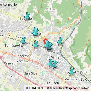 Mappa Via Arno, 59100 Prato PO, Italia (1.73167)
