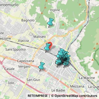 Mappa Via Arno, 59100 Prato PO, Italia (1.60368)