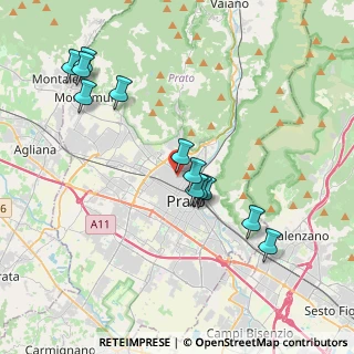 Mappa Via Ofanto, 59100 Prato PO, Italia (4.01417)