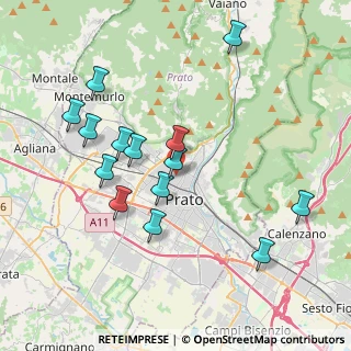 Mappa Via Ofanto, 59100 Prato PO, Italia (3.95571)