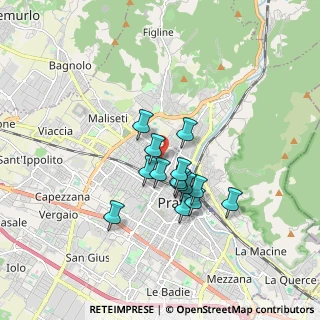 Mappa Via Ofanto, 59100 Prato PO, Italia (1.28857)