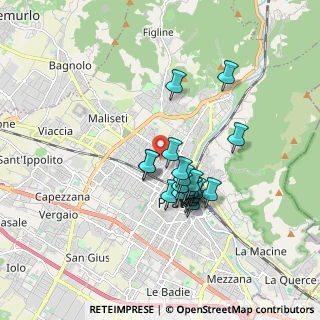Mappa Via Ofanto, 59100 Prato PO, Italia (1.4035)