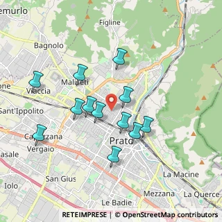 Mappa Via Ofanto, 59100 Prato PO, Italia (1.68)