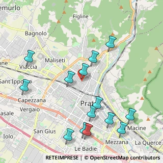 Mappa Via Ofanto, 59100 Prato PO, Italia (2.44286)