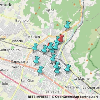 Mappa Via Ofanto, 59100 Prato PO, Italia (1.40714)