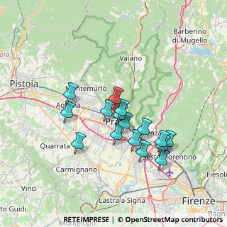 Mappa Via Ofanto, 59100 Prato PO, Italia (6.26813)