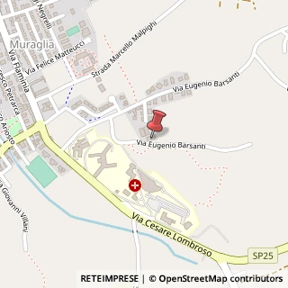 Mappa Via Eugenio Barsanti, 30, 61122 Pesaro, Pesaro e Urbino (Marche)