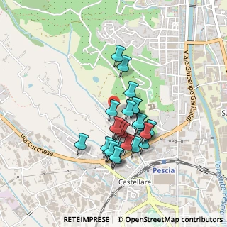 Mappa Via degli Ammannati, 51017 Pescia PT, Italia (0.36667)