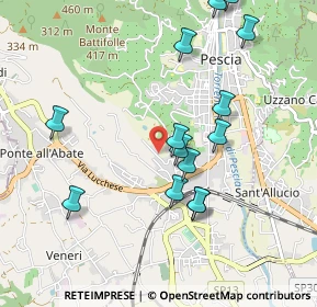 Mappa Via degli Ammannati, 51017 Pescia PT, Italia (1.03286)