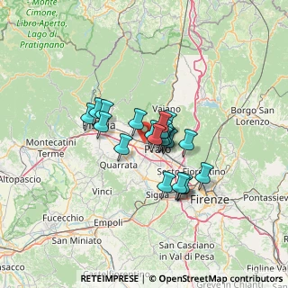 Mappa Via Augusto Alfani, 59100 Prato PO, Italia (9.141)