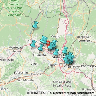 Mappa Via Augusto Alfani, 59100 Prato PO, Italia (11.36706)