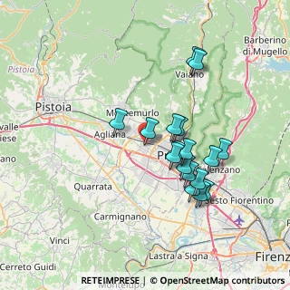 Mappa Via Augusto Alfani, 59100 Prato PO, Italia (6.66)