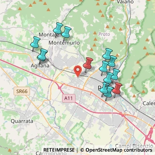 Mappa Via Augusto Alfani, 59100 Prato PO, Italia (3.95857)
