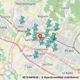 Mappa Via Augusto Alfani, 59100 Prato PO, Italia (1.42571)