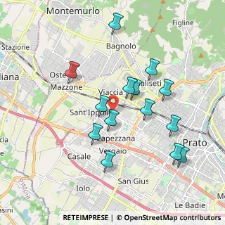 Mappa Via Augusto Alfani, 59100 Prato PO, Italia (1.86357)