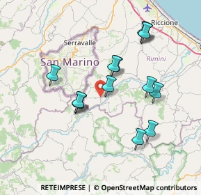Mappa SP 19, 61013 Sassofeltrio PU, Italia (7.00786)