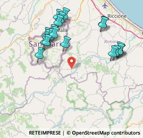 Mappa SP 19, 61013 Sassofeltrio PU, Italia (8.8375)