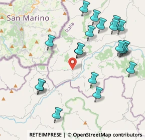 Mappa SP 19, 61013 Sassofeltrio PU, Italia (4.7405)