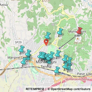 Mappa Viale Mario Bustichini, 51016 Montecatini Terme PT, Italia (1.0665)