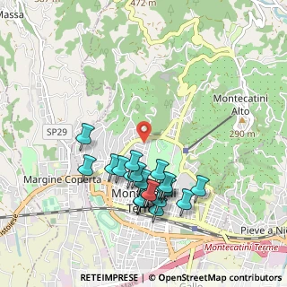 Mappa Viale Mario Bustichini, 51016 Montecatini Terme PT, Italia (0.9545)