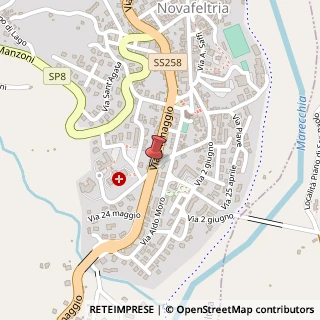 Mappa Via XXIV Maggio, 174, 47863 Novafeltria, Rimini (Emilia Romagna)