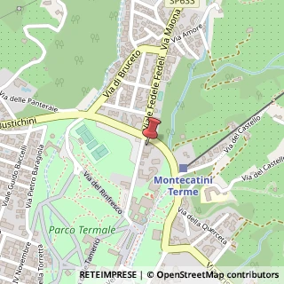 Mappa Viale Fedele Fedeli, 10, 51016 Montecatini Terme, Pistoia (Toscana)
