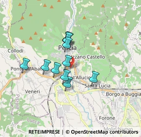 Mappa Via Marchi, 51017 Pescia PT, Italia (1.30364)