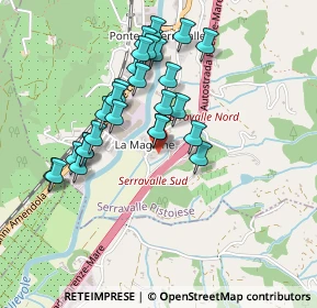 Mappa Via Treggiaia, 51034 Serravalle Pistoiese PT, Italia (0.44138)