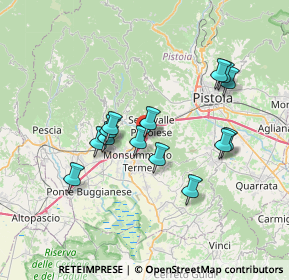 Mappa Via Treggiaia, 51034 Serravalle Pistoiese PT, Italia (6.50429)