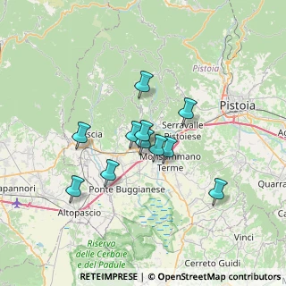 Mappa Piazzale delle Fiamme Gialle, 51016 Montecatini Terme PT, Italia (5.47273)