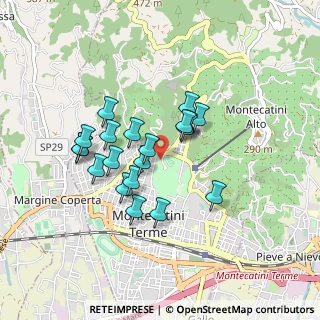 Mappa Piazzale delle Fiamme Gialle, 51016 Montecatini Terme PT, Italia (0.734)