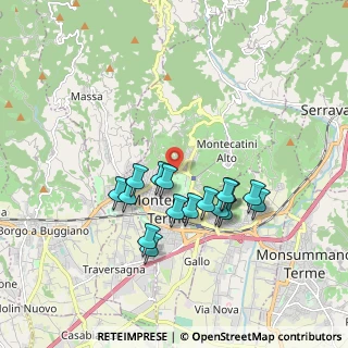 Mappa Piazzale delle Fiamme Gialle, 51016 Montecatini Terme PT, Italia (1.63125)
