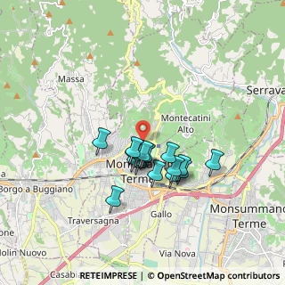 Mappa Piazzale delle Fiamme Gialle, 51016 Montecatini Terme PT, Italia (1.31706)