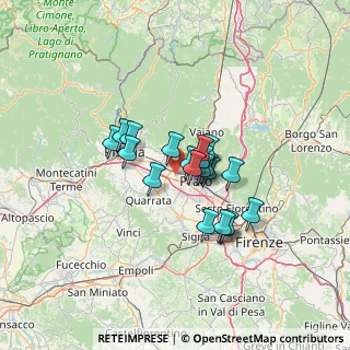 Mappa Via Brasimone, 59100 Prato PO, Italia (9.399)