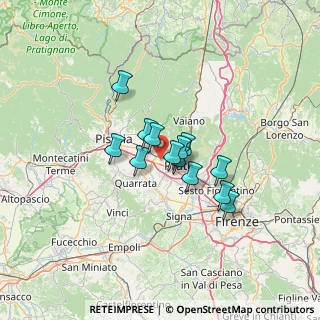 Mappa Via Brasimone, 59100 Prato PO, Italia (8.96462)