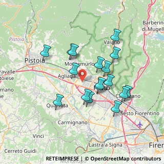 Mappa Via Brasimone, 59100 Prato PO, Italia (6.55353)