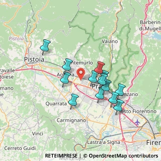 Mappa Via Brasimone, 59100 Prato PO, Italia (6.27692)