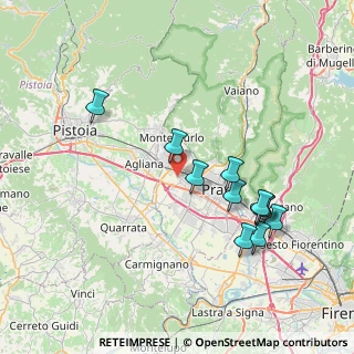 Mappa Via Brasimone, 59100 Prato PO, Italia (7.74636)