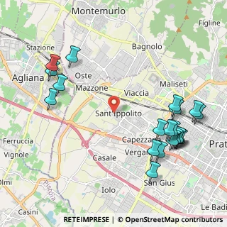 Mappa Via Brasimone, 59100 Prato PO, Italia (2.612)