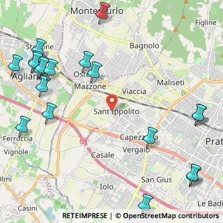 Mappa Via Brasimone, 59100 Prato PO, Italia (3.24632)