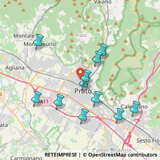 Mappa Via Guido Benincasa, 59100 Prato PO, Italia (4.08727)