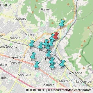 Mappa Via Guido Benincasa, 59100 Prato PO, Italia (1.40214)