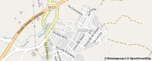 Mappa Villafrati