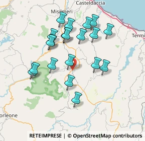 Mappa Via dalla Chiesa Carlo Alberto, 90030 Villafrati PA, Italia (7.7525)