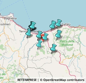 Mappa Via Aldo Moro, 90010 Cerda PA, Italia (11.1215)