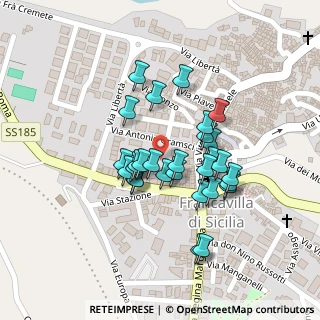 Mappa Via Antonio Gramsci, 98034 Francavilla di Sicilia ME, Italia (0.1)