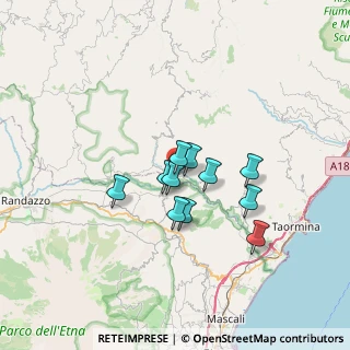 Mappa Via Antonio Gramsci, 98034 Francavilla di Sicilia ME, Italia (5.44)