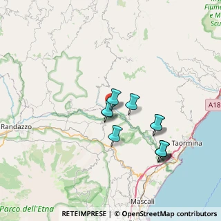 Mappa Via Antonio Gramsci, 98034 Francavilla di Sicilia ME, Italia (7.43182)