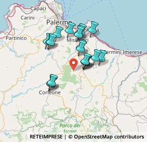Mappa 90030 Godrano PA, Italia (12.053)