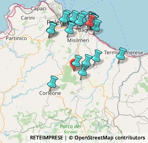 Mappa 90030 Godrano PA, Italia (17.052)